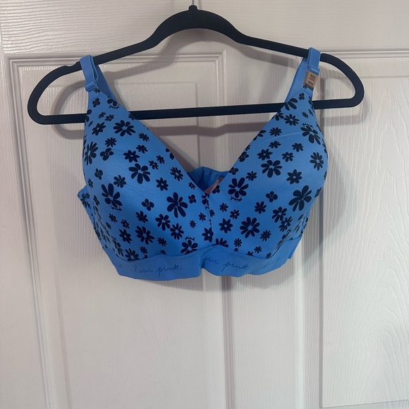 PINK Victoria's Secret Other - PINK Victoria's Secret Blue Bra with Black Accents